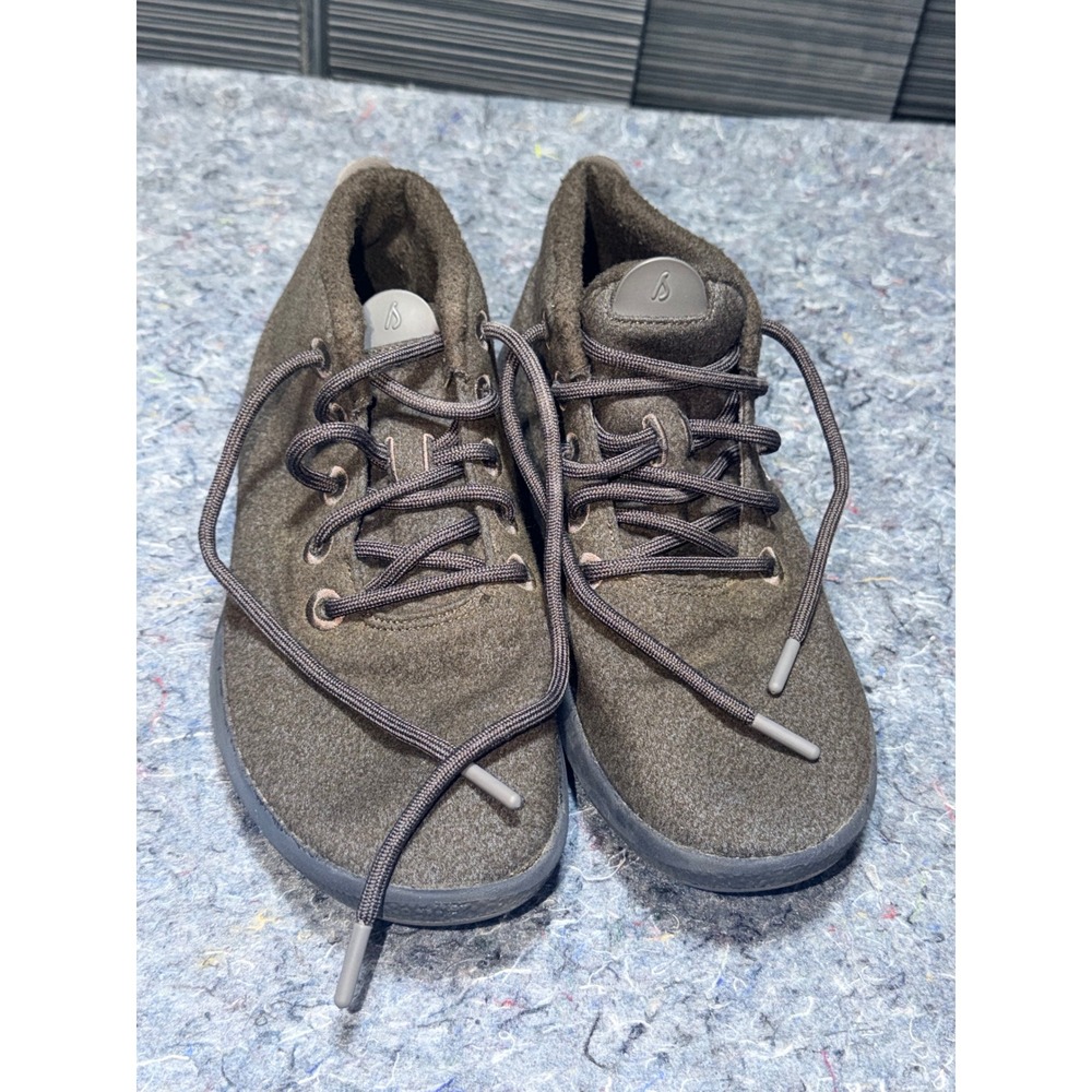 Allbirds Wool Runner Mizzle Mens 9 Dark Olive Green Merino Wool Mid Sneakers